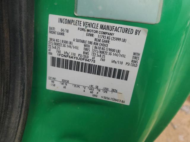 2018 Ford F650 Super Duty Dump Truck