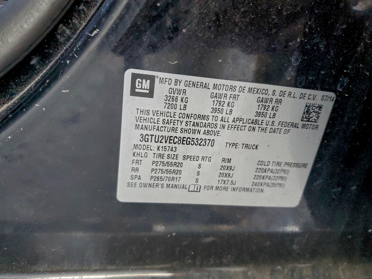 2014 GMC Sierra K1500 SLT