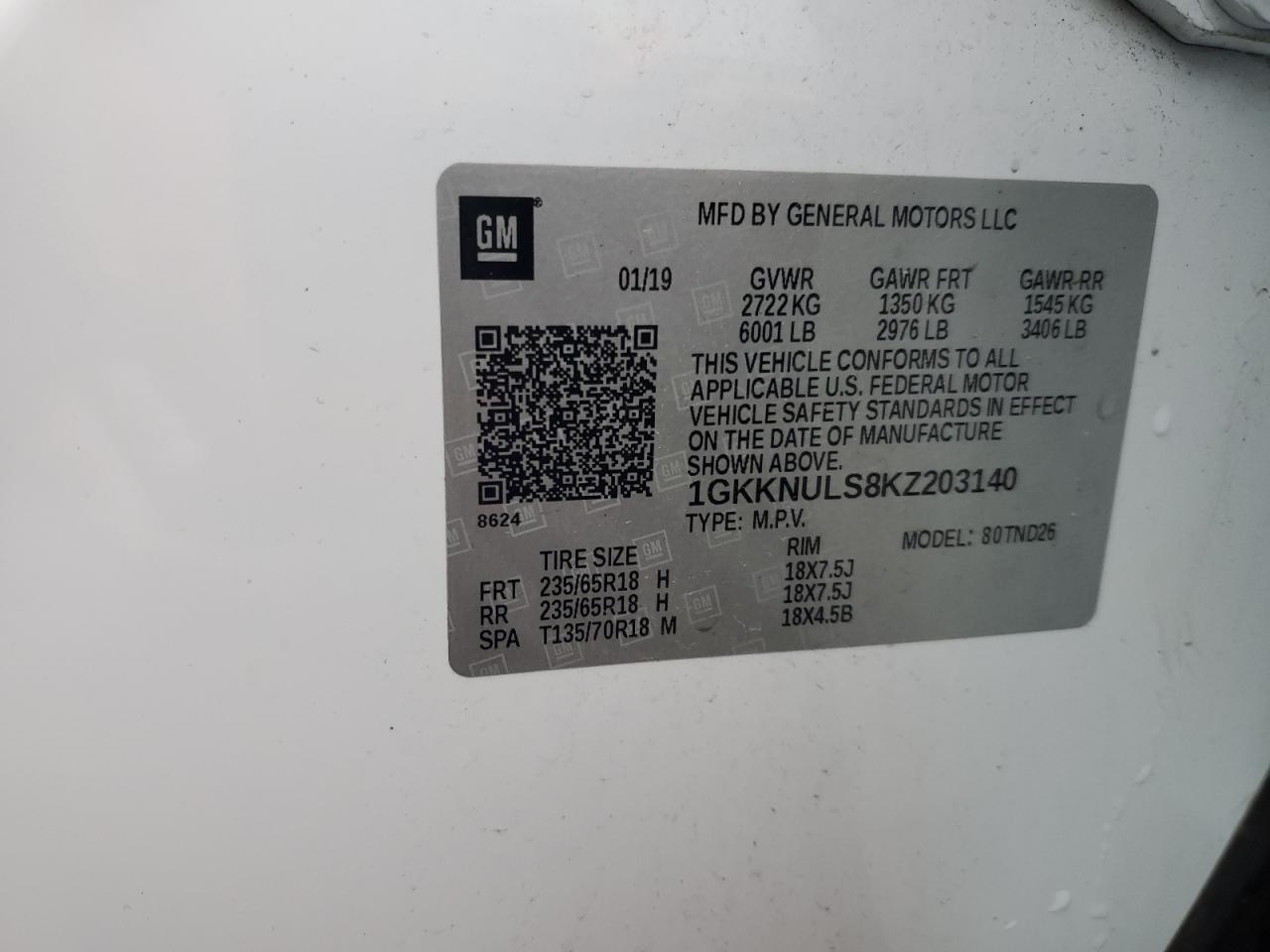 2019 GMC Acadia Slt-1