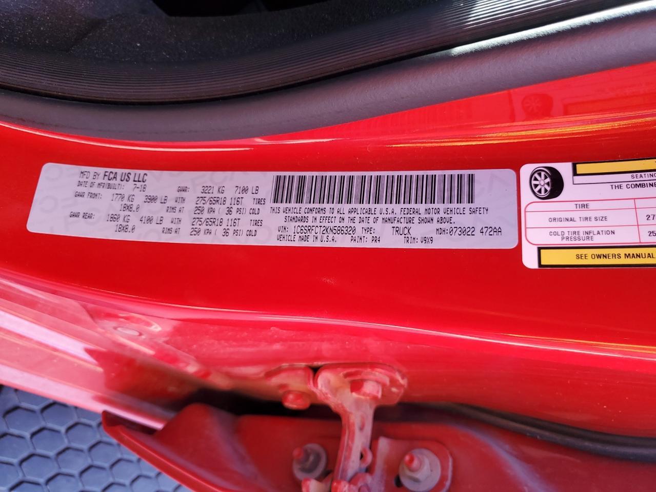 2019 Dodge Ram 1500 Tradesman