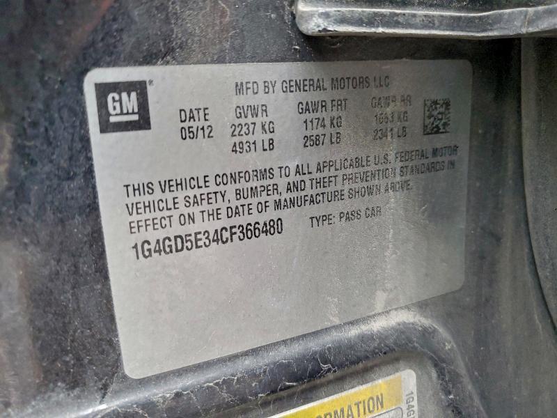 2012 Buick Lacrosse Premium