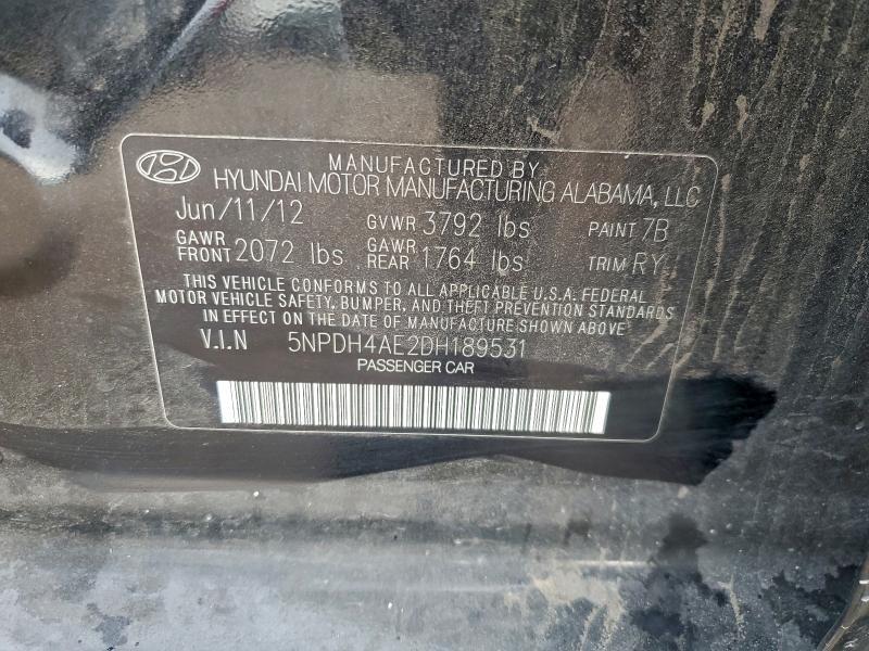 2013 Hyundai Elantra gls