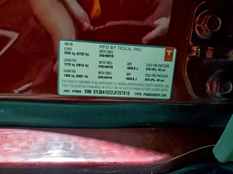 2018 Tesla Model s