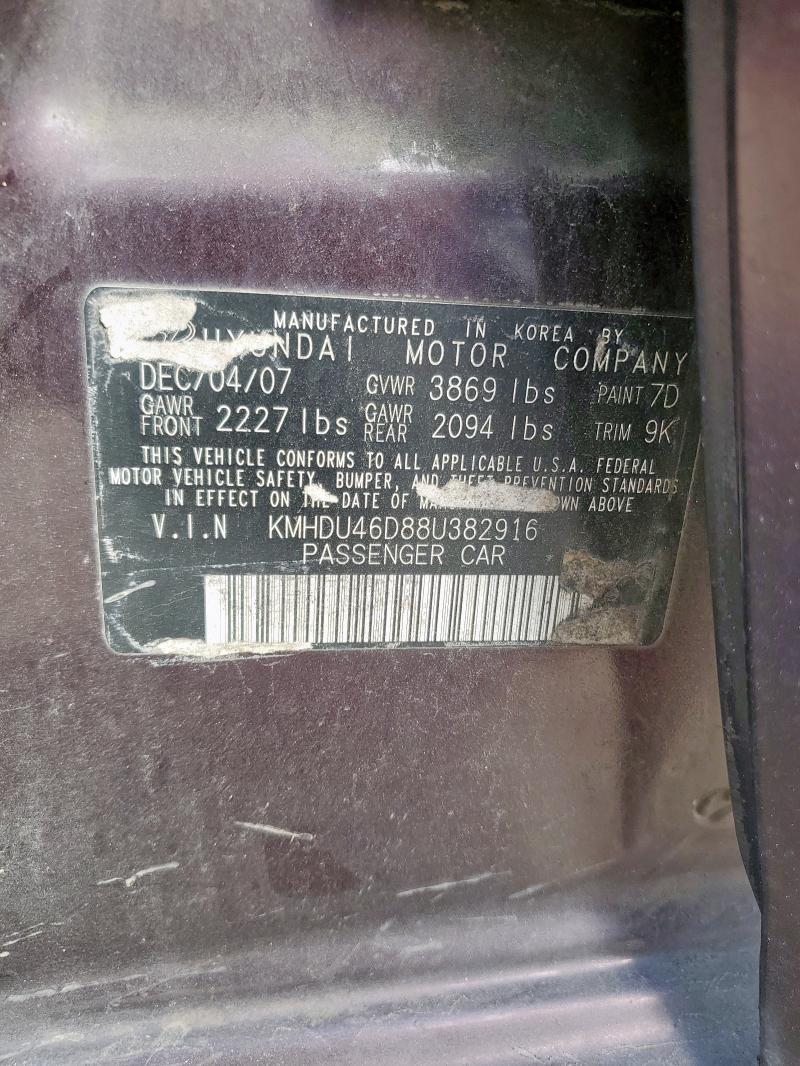 2008 Hyundai Elantra gls