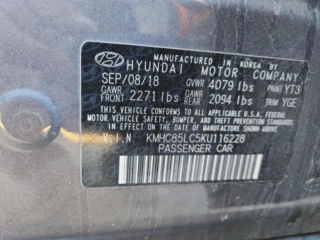 2019 Hyundai Ioniq Limited