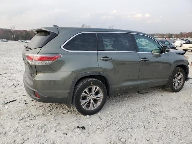 2015 Toyota Highlander le