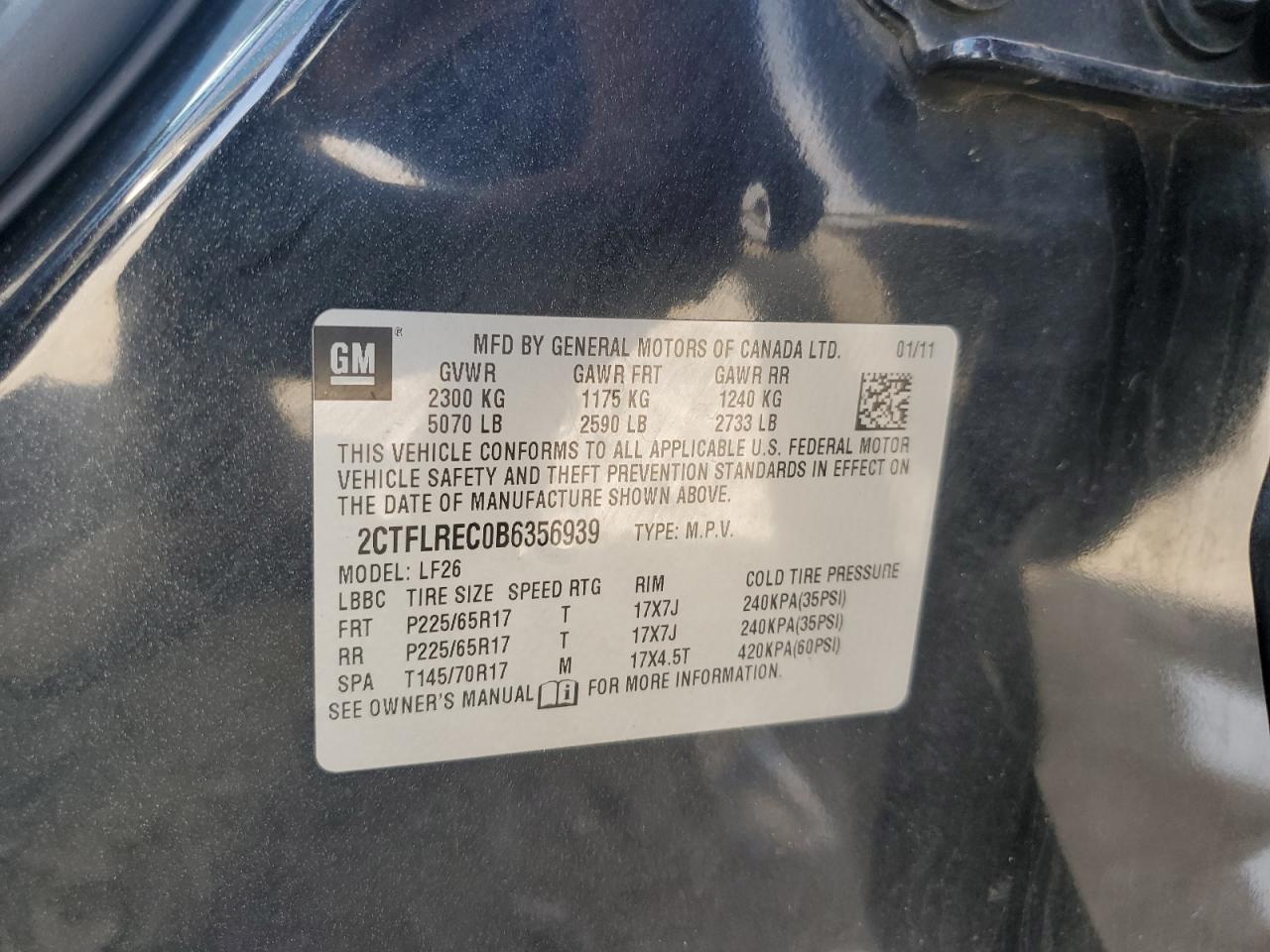 2011 GMC Terrain sle