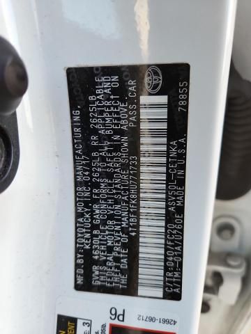 2017 Toyota Camry le