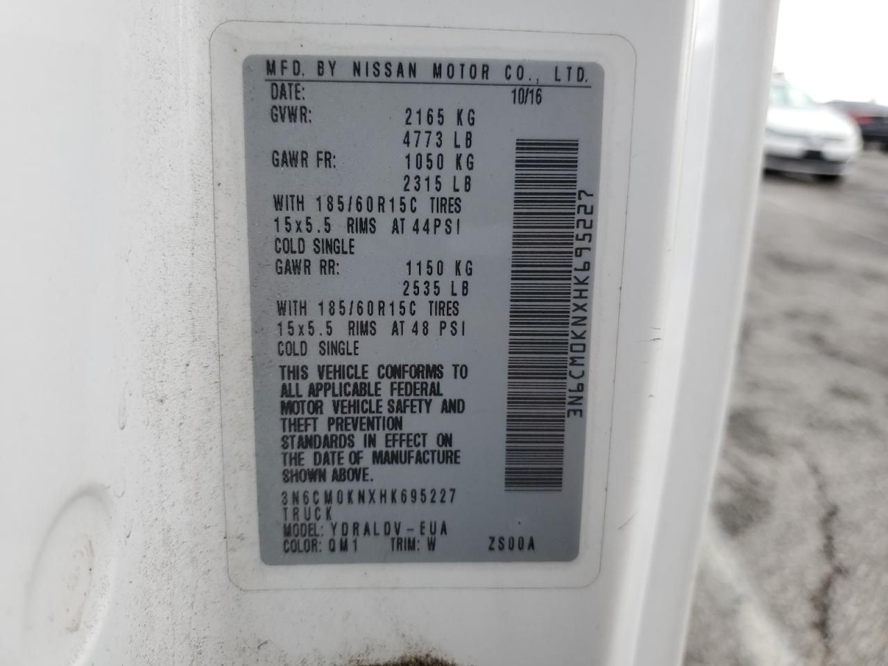 2017 Nissan NV 200 Delivery Van