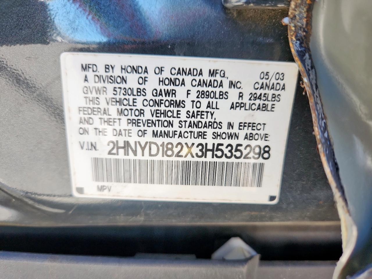 2003 Acura MDX