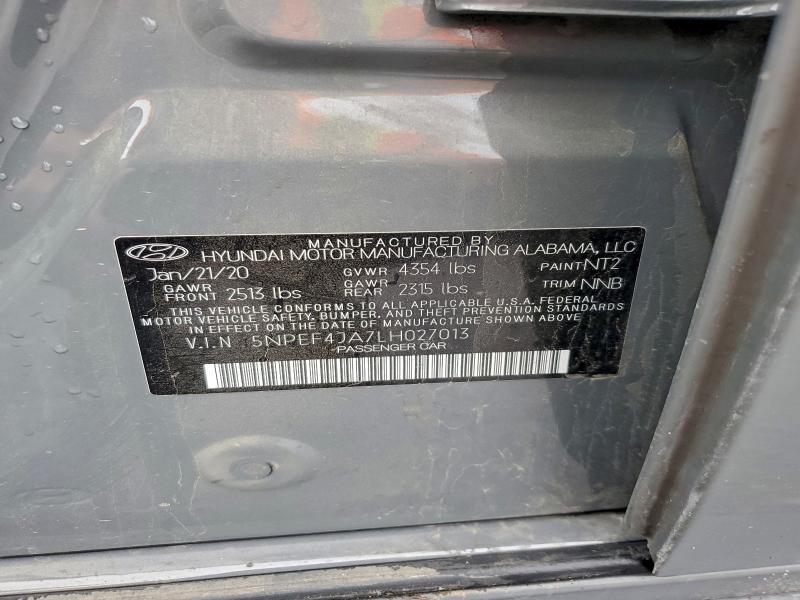 2020 Hyundai Sonata sel