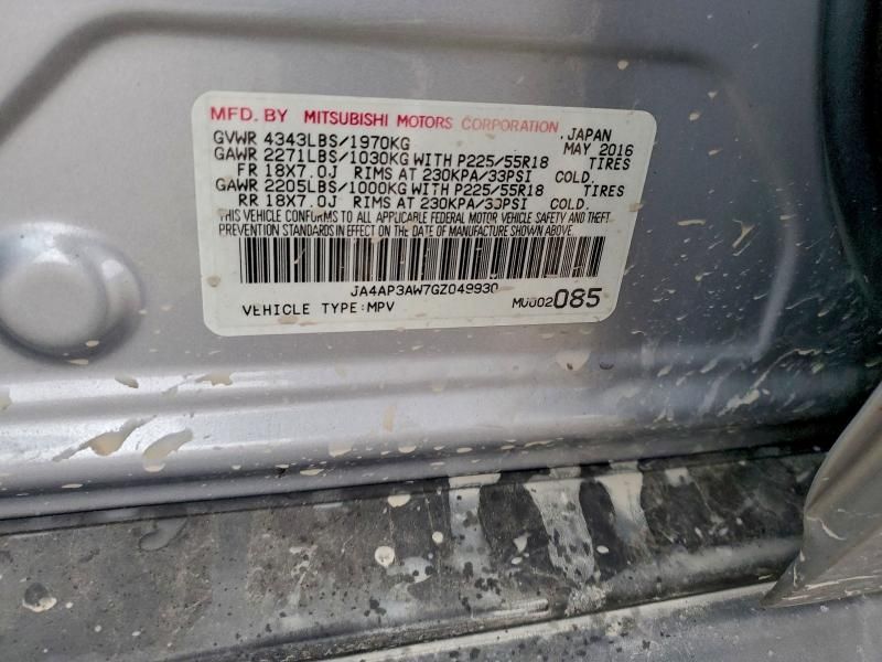 2016 Mitsubishi Outlander Sport es