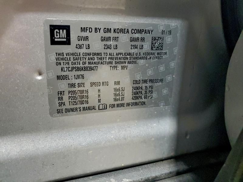 2019 Chevrolet Trax 1LT