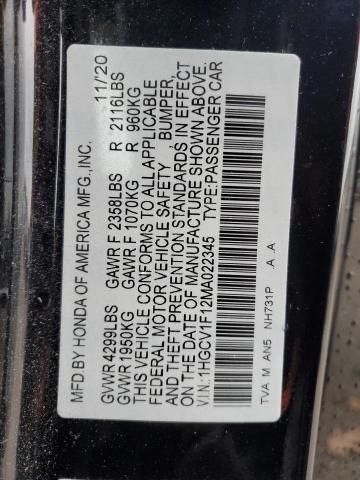 2021 Honda Accord lx