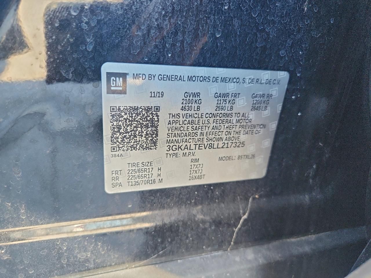 2020 GMC Terrain sle