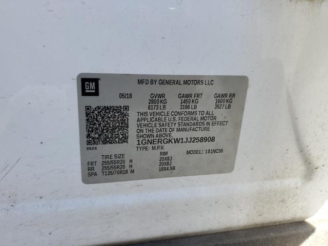 2018 Chevrolet Traverse lt