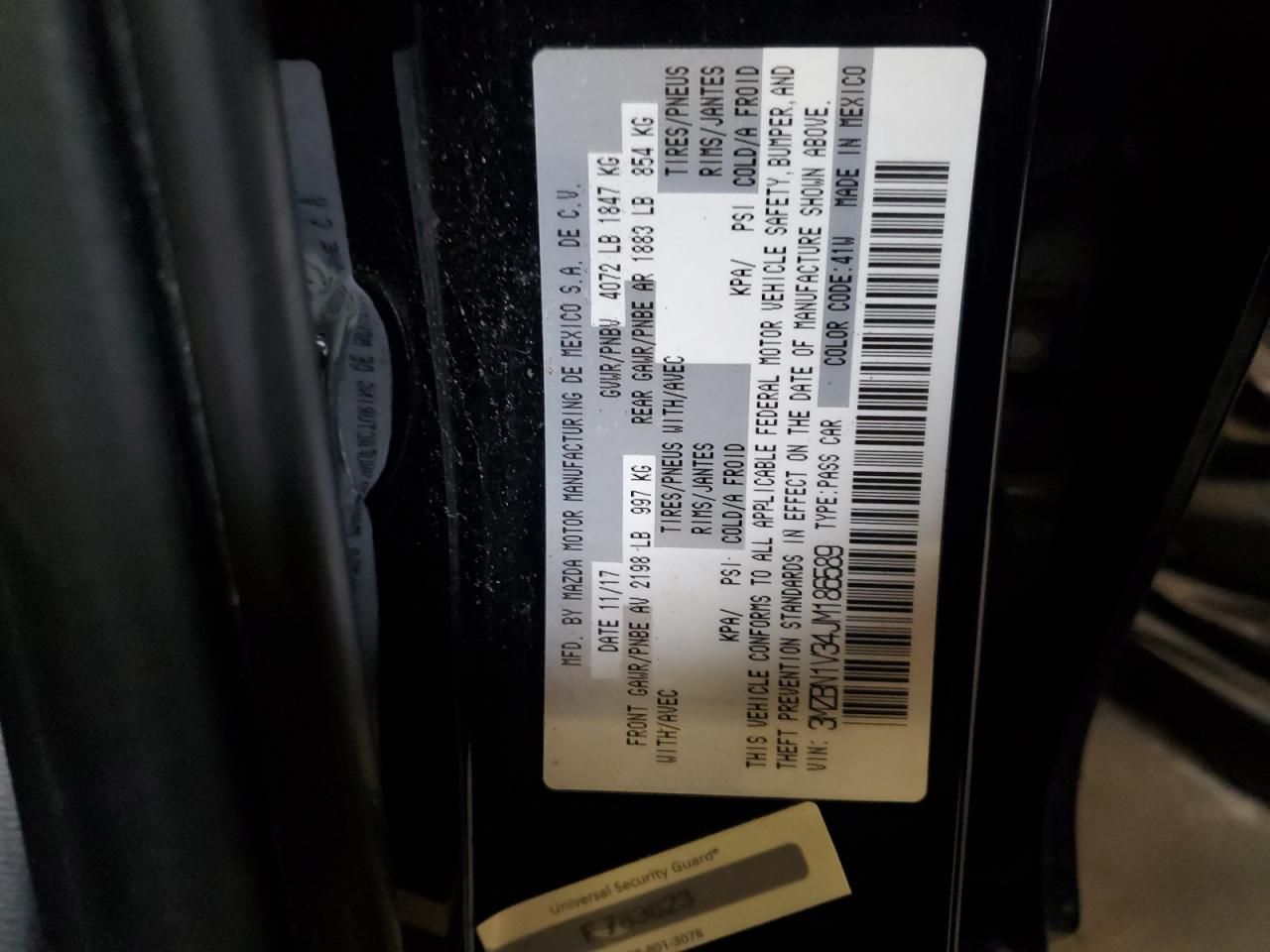 2018 Mazda 3 Touring