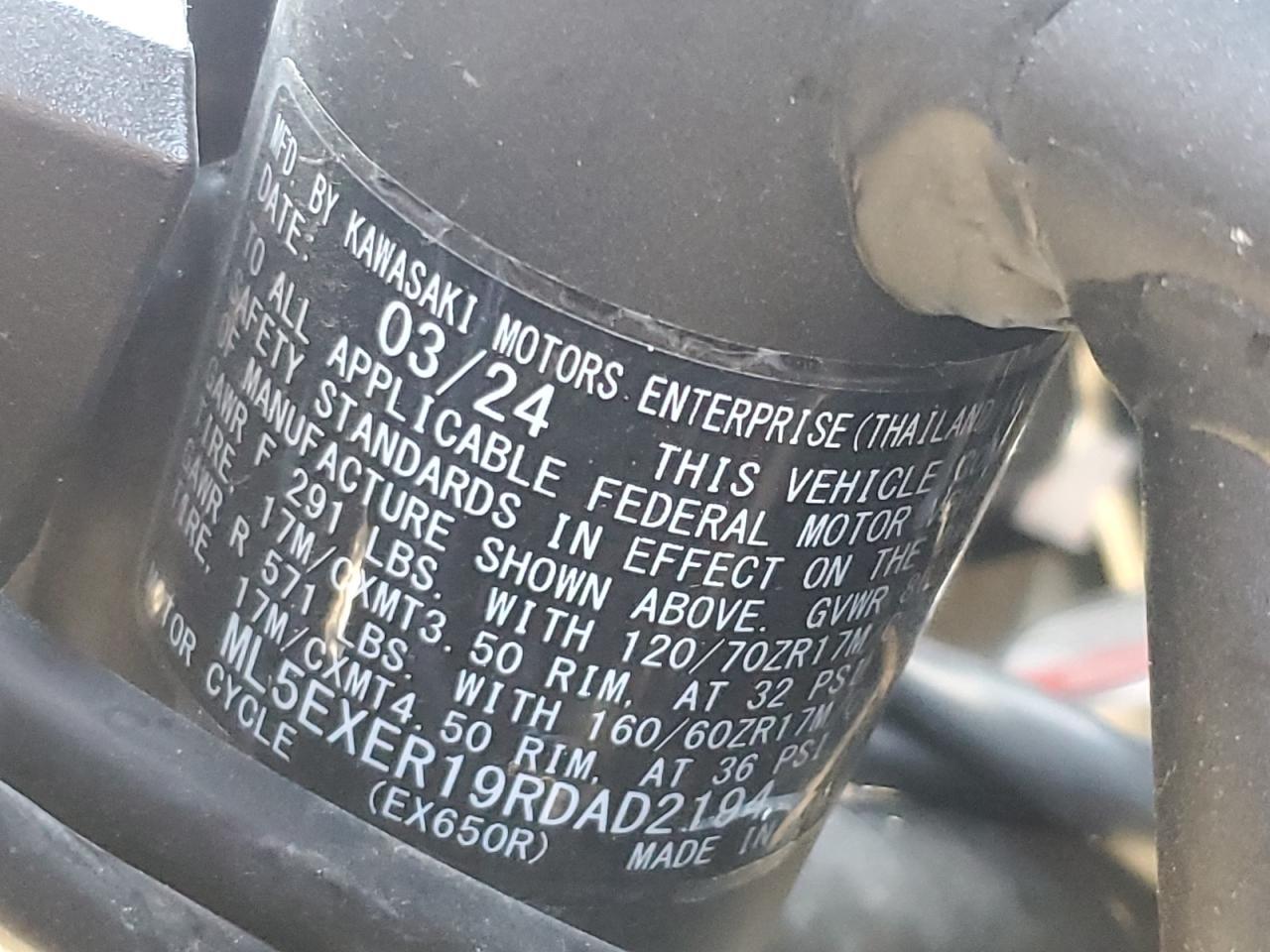 2024 Kawasaki EX650 R