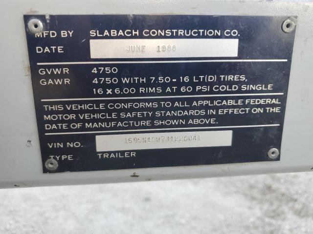 1988 Slabach 1988 Soql Unknown-Reel Trailer