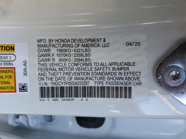 2025 Honda Accord se