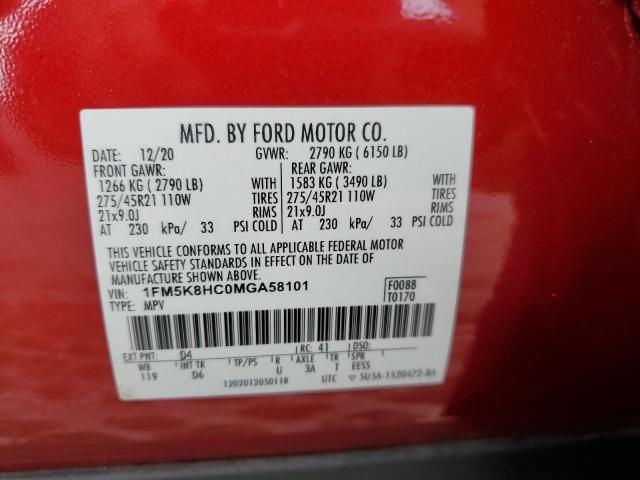 2021 Ford Explorer Platinum