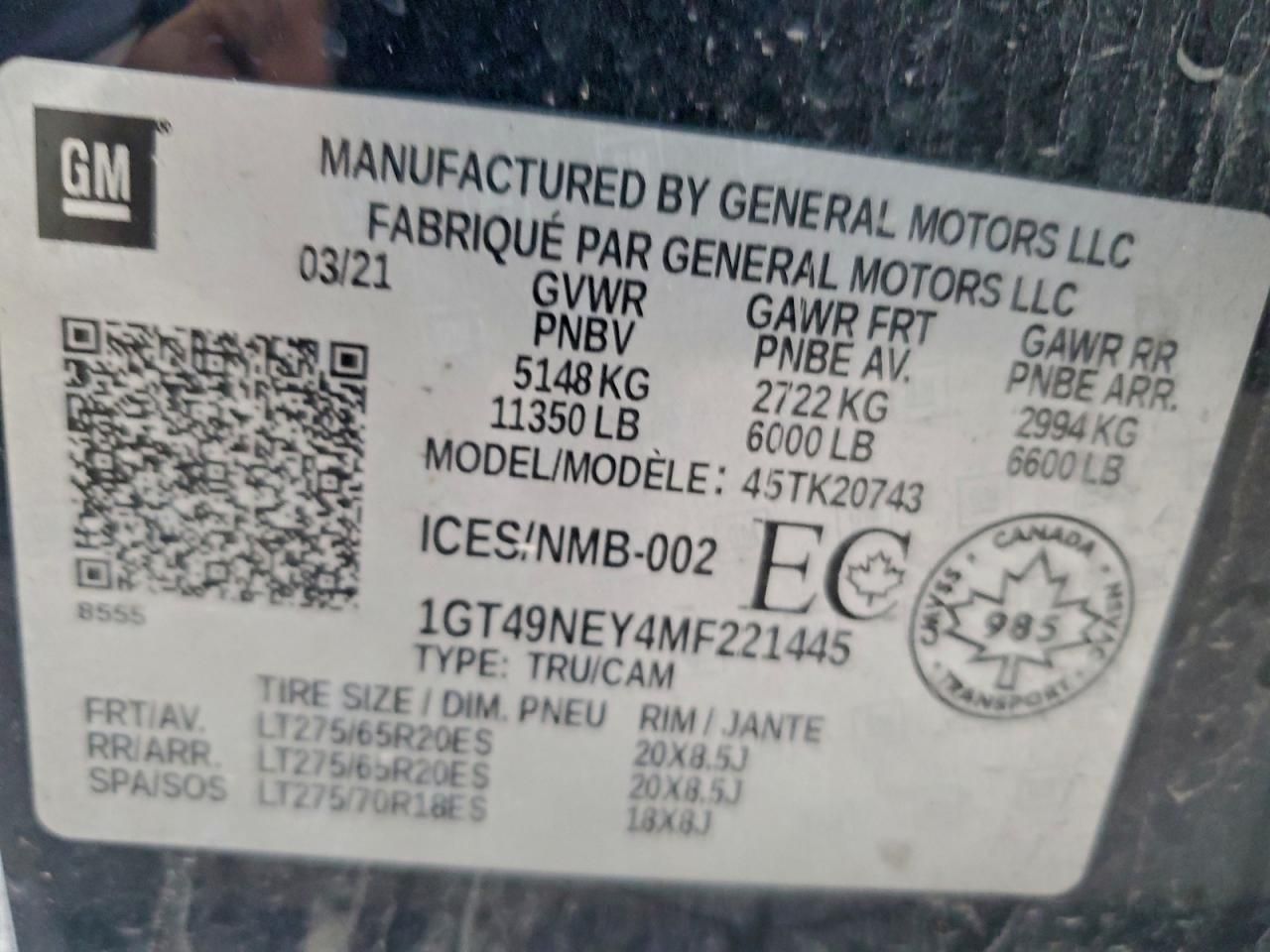 2021 GMC Sierra K2500 slt