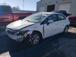 Salvage cars for sale from Copart Rogersville, MO: 2012 Honda Civic LX