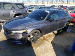 Honda Accord Sport salvage cars for sale: 2018 Honda Accord Sport