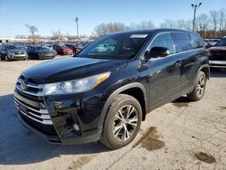 Toyota Highlander salvage cars for sale: 2017 Toyota Highlander LE