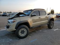 Salvage cars for sale from Copart Rancho Cucamonga, CA: 2018 Toyota Tacoma Double Cab