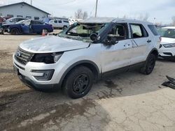 Ford salvage cars for sale: 2016 Ford Explorer Police Interceptor