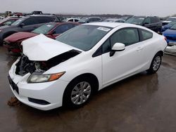 2012 Honda Civic LX en venta en Grand Prairie, TX