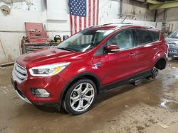 Vehiculos salvage en venta de Copart Casper, WY: 2017 Ford Escape Titanium