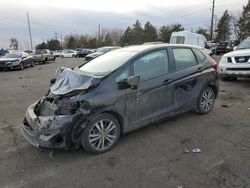 Honda FIT EX salvage cars for sale: 2015 Honda FIT EX