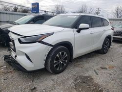 Salvage cars for sale from Copart Walton, KY: 2022 Toyota Highlander XLE
