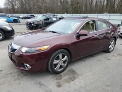 Acura salvage cars for sale: 2012 Acura TSX Tech