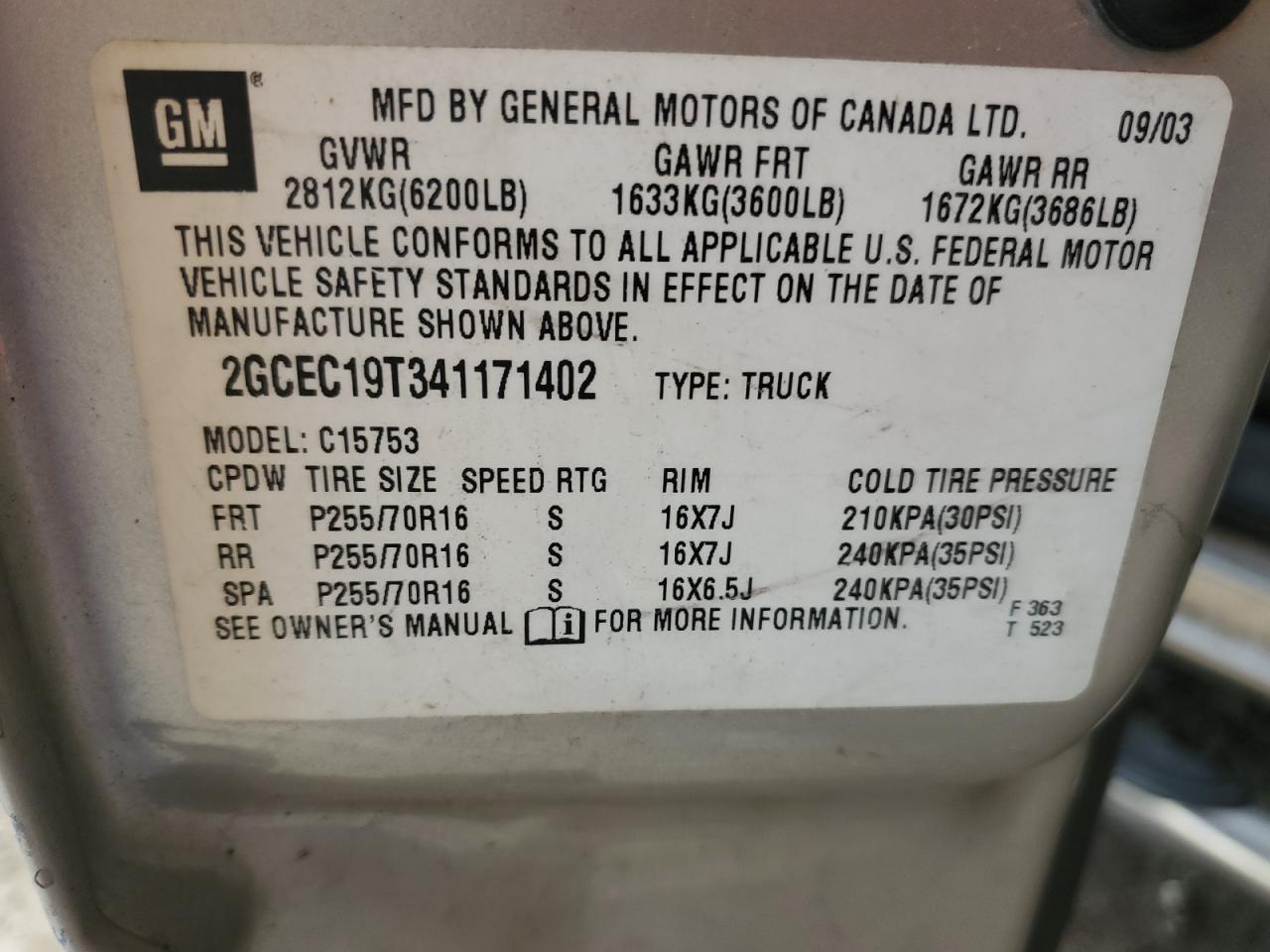 2004 Chevrolet Silverado C1500