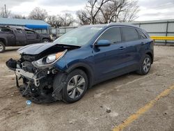 Salvage cars for sale from Copart Wichita, KS: 2017 KIA Niro FE