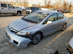 Honda salvage cars for sale: 2010 Honda Civic EXL