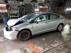 Honda salvage cars for sale: 2012 Honda Civic LX