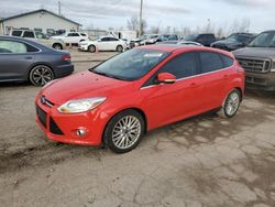 Ford Focus SEL salvage cars for sale: 2012 Ford Focus SEL