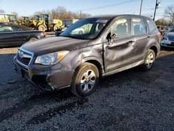 Salvage cars for sale from Copart Hillsborough, NJ: 2015 Subaru Forester 2.5I