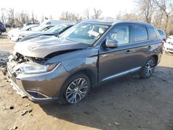 Mitsubishi Outlander salvage cars for sale: 2018 Mitsubishi Outlander GT