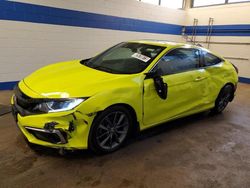 Salvage cars for sale from Copart Wheeling, IL: 2019 Honda Civic EX
