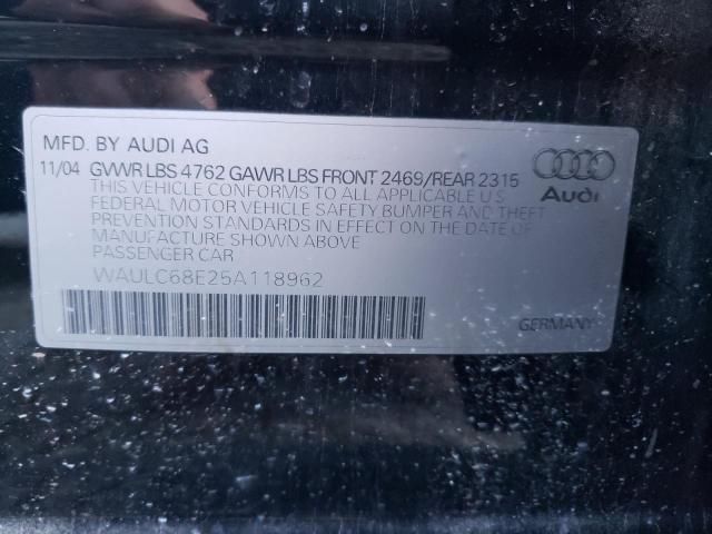 2005 Audi A4 1.8T Quattro