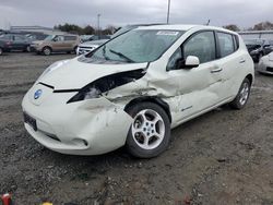 Nissan Leaf SV salvage cars for sale: 2012 Nissan Leaf SV