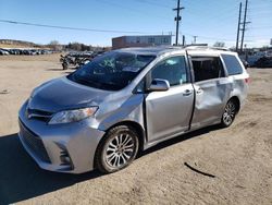 Salvage cars for sale from Copart Colorado Springs, CO: 2018 Toyota Sienna XLE