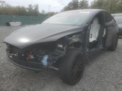 Salvage cars for sale from Copart Riverview, FL: 2017 Tesla Model X