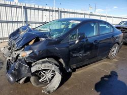 Honda Civic salvage cars for sale: 2013 Honda Civic LX