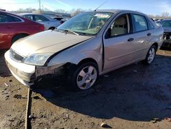 Ford Focus ZX4 salvage cars for sale: 2007 Ford Focus ZX4